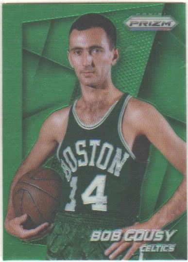 Bob Cousy [Green Prizm] #215