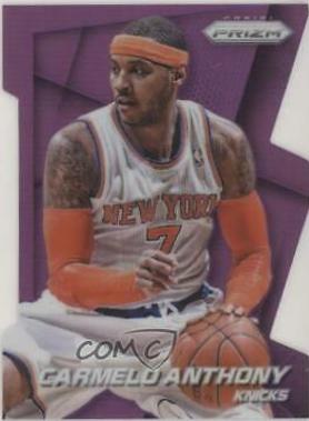 Carmelo Anthony [Purple Die Cut Prizm] #89