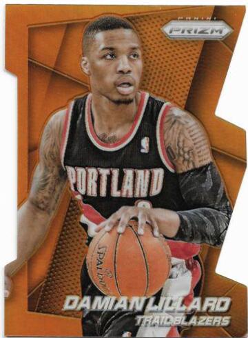 Damian Lillard [Orange Die Cut Prizm] #1