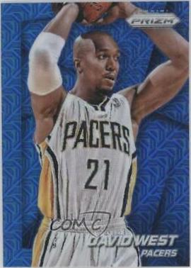 David West [Blue Mojo Prizm] #21