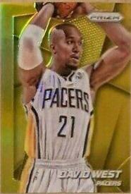 David West [Gold Prizm] #21