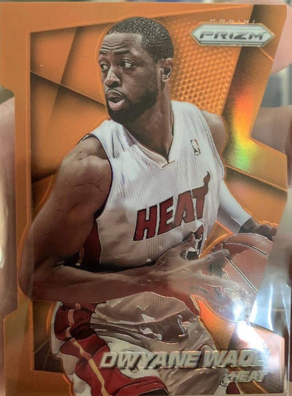 Dwyane Wade [Orange Die Cut Prizm] #141