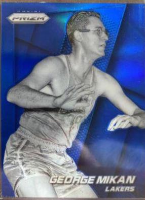George Mikan [Blue Mojo Prizm] #158