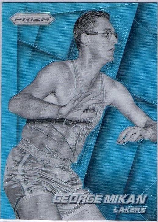 George Mikan [Light Blue Prizm] #158