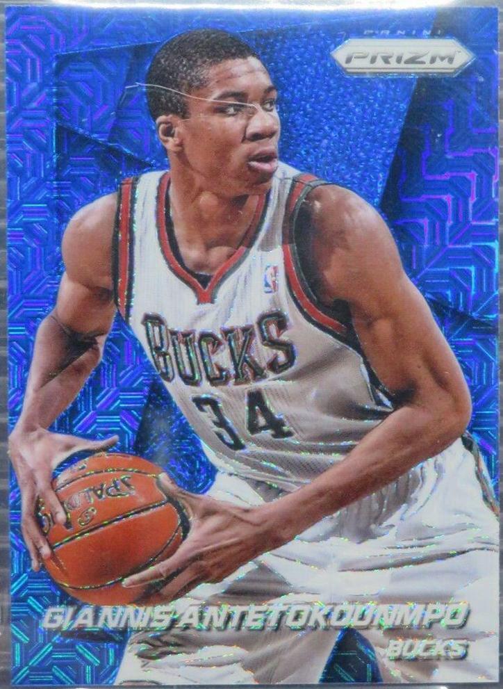 Giannis Antetokounmpo [Blue Mojo Prizm] #73