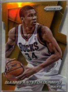 Giannis Antetokounmpo [Orange Die Cut Prizm] #73