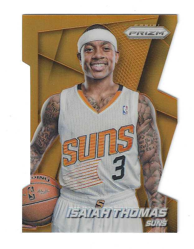 Isaiah Thomas [Orange Die Cut Prizm] #123