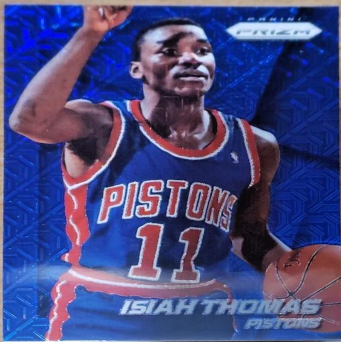 Isiah Thomas [Blue Mojo Prizm] #162