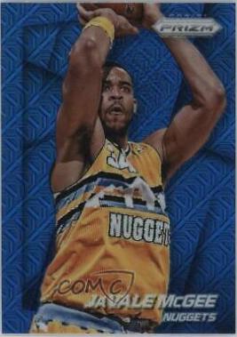 JaVale McGee [Blue Mojo Prizm] #55