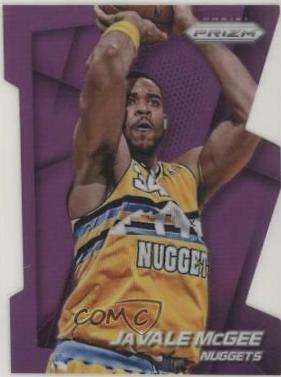 JaVale McGee [Purple Die Cut Prizm] #55