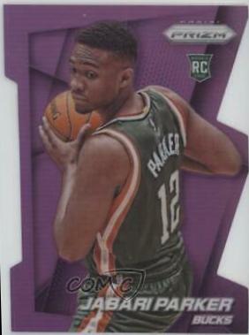Jabari Parker [Purple Die Cut Prizm] #252