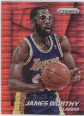 James Worthy [Red Pulsar Prizm] #172