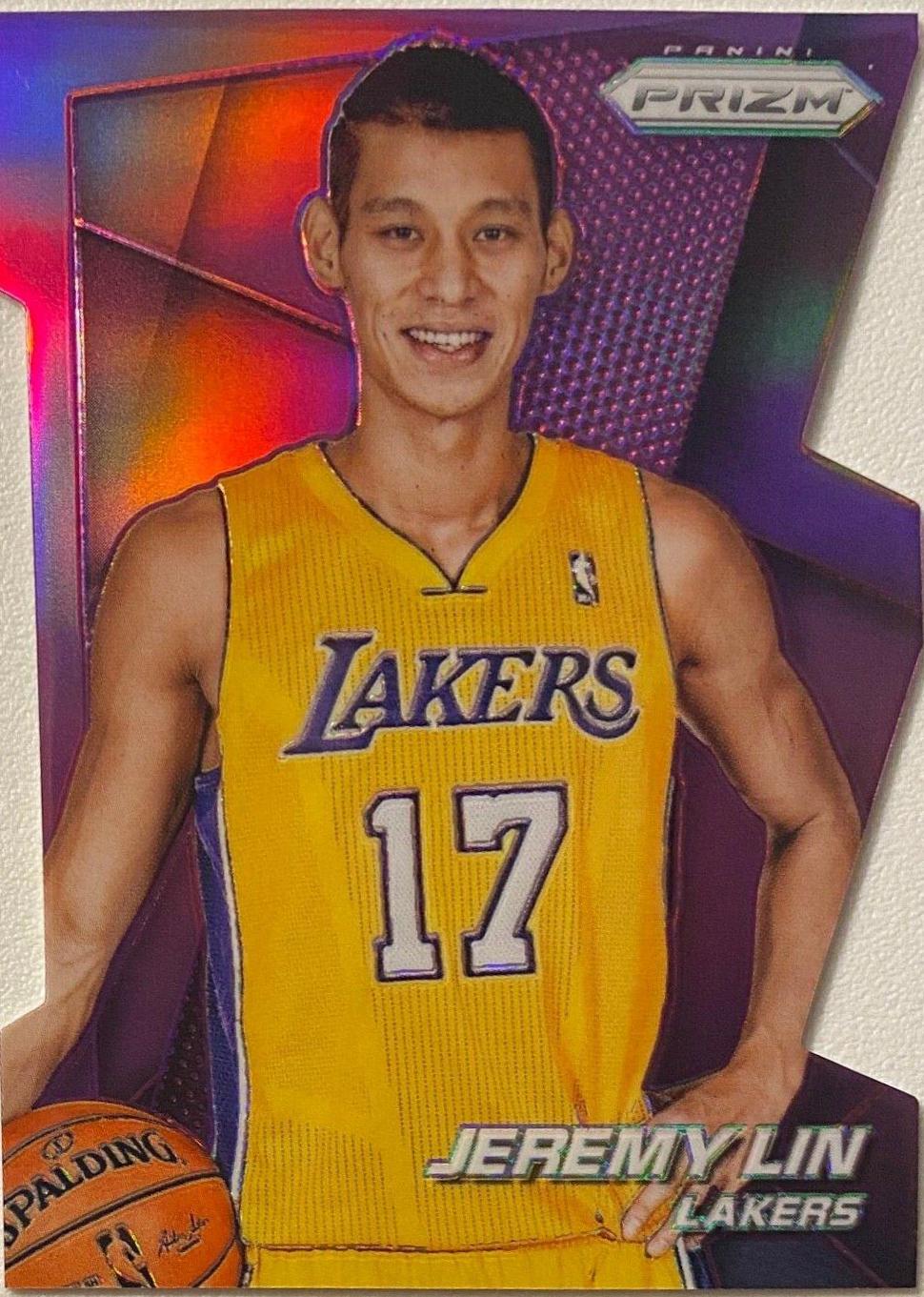 Jeremy Lin [Purple Die Cut Prizm] #85