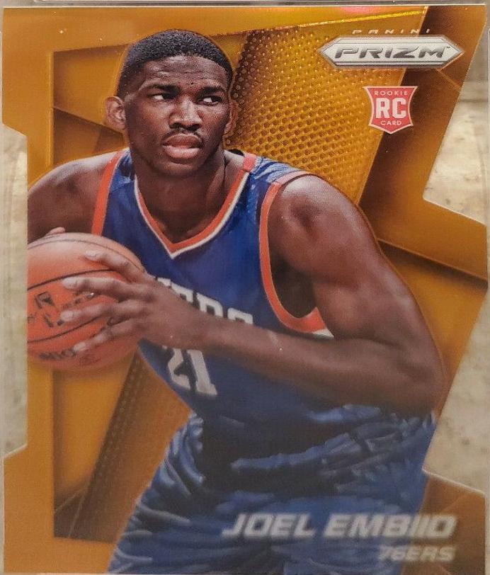 Joel Embiid [Orange Die Cut Prizm] #253