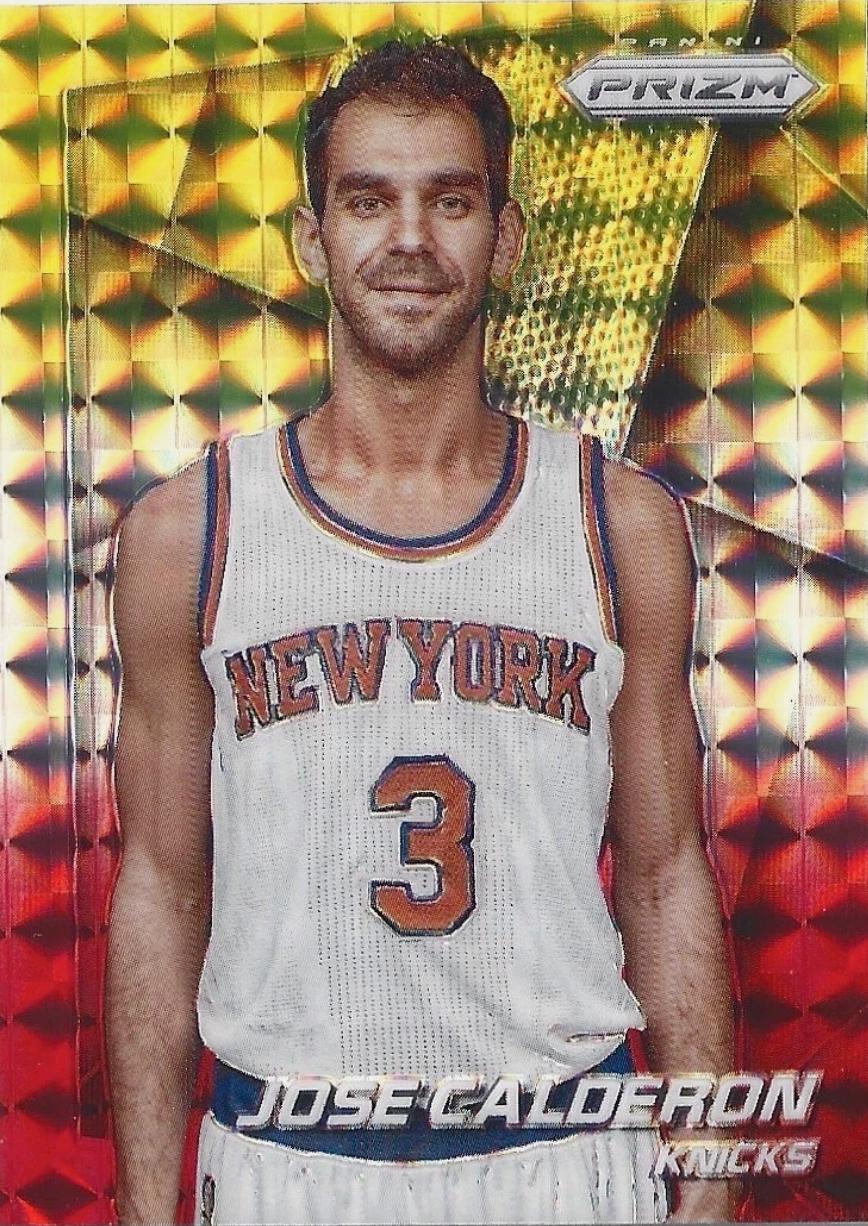 Jose Calderon [Yellow And Red Mosaic Prizm] #16