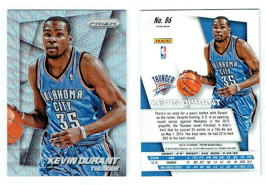 Kevin Durant [Blue Wave Prizm] #86