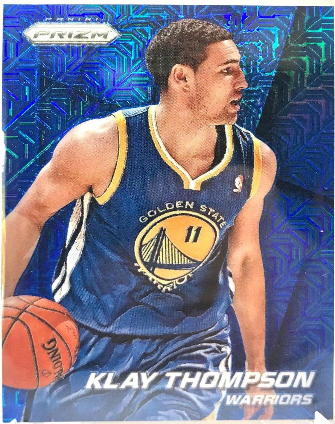 Klay Thompson [Blue Mojo Prizm] #126