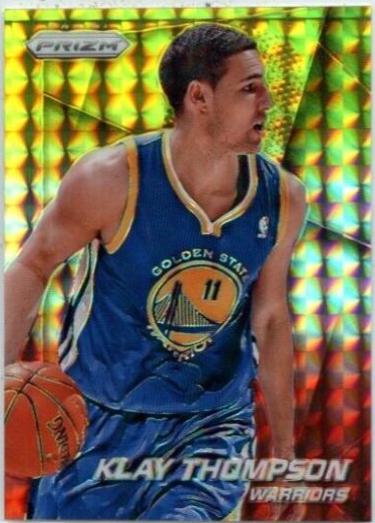 Klay Thompson [Yellow and Red Mosaic Prizm] #126