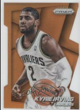 Kyrie Irving [Orange Die Cut Prizm] #18