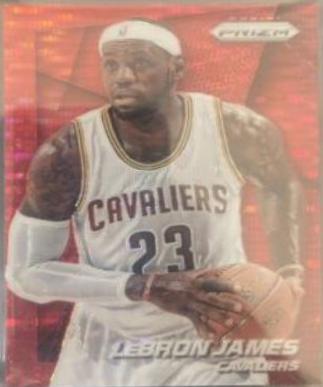 LeBron James [Red Pulsar Prizm] #48