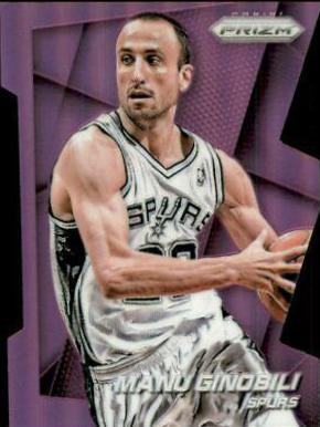 Manu Ginobili [Purple Die Cut Prizm] #68