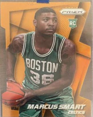 Marcus Smart [Orange Die Cut Prizm] #256