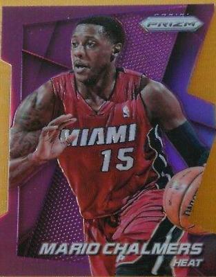 Mario Chalmers [Purple Die Cut Prizm] #12