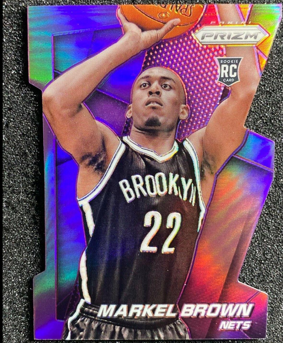 Markel Brown [Purple Die Cut Prizm] #285