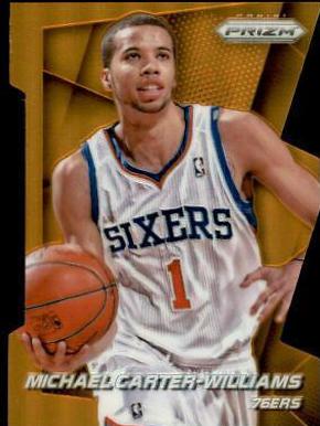 Michael Carter Williams [Orange Die Cut Prizm] #118