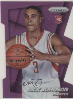Nick Johnson [Purple Die Cut Prizm] #284