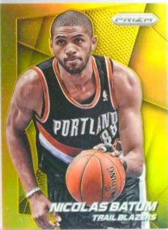 Nicolas Batum [Gold Prizm] #50
