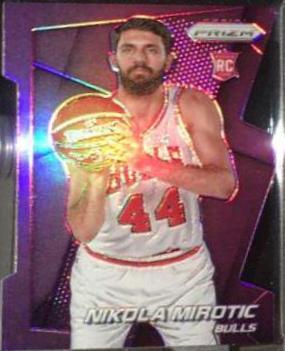 Nikola Mirotic [Purple Die Cut Prizm] #300
