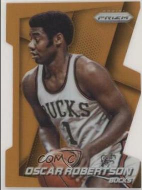 Oscar Robertson [Orange Die Cut Prizm] #187