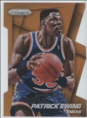 Patrick Ewing [Orange Die Cut Prizm] #196