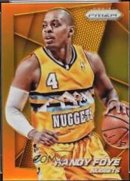 Randy Foye [Gold Prizm] #2