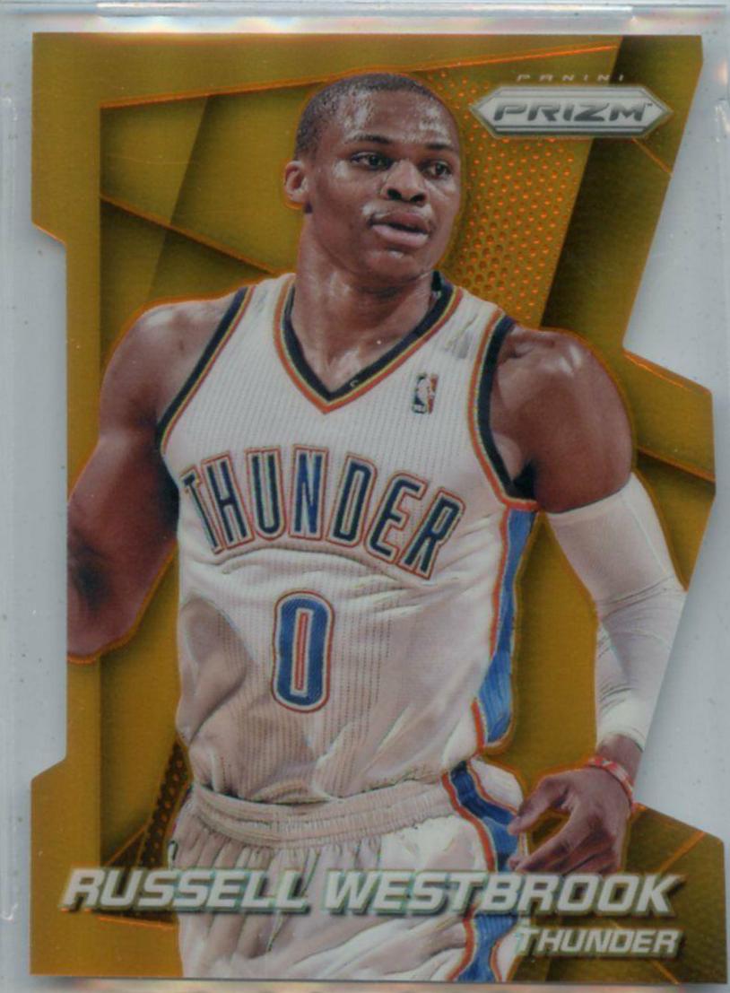 Russell Westbrook [Orange Die Cut Prizm] #52