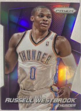 Russell Westbrook [Purple Die Cut Prizm] #52