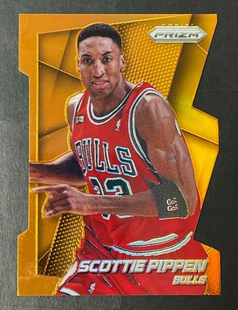 Scottie Pippen [Orange Die Cut Prizm] #218