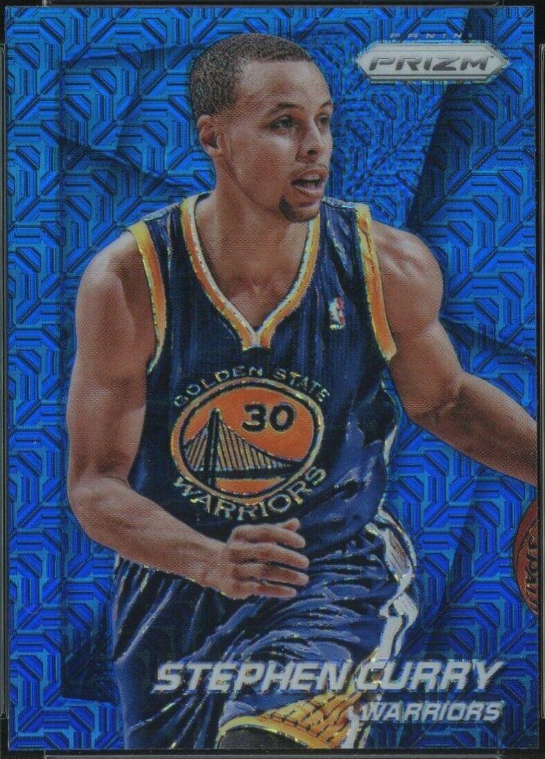 Stephen Curry [Blue Mojo Prizm] #92