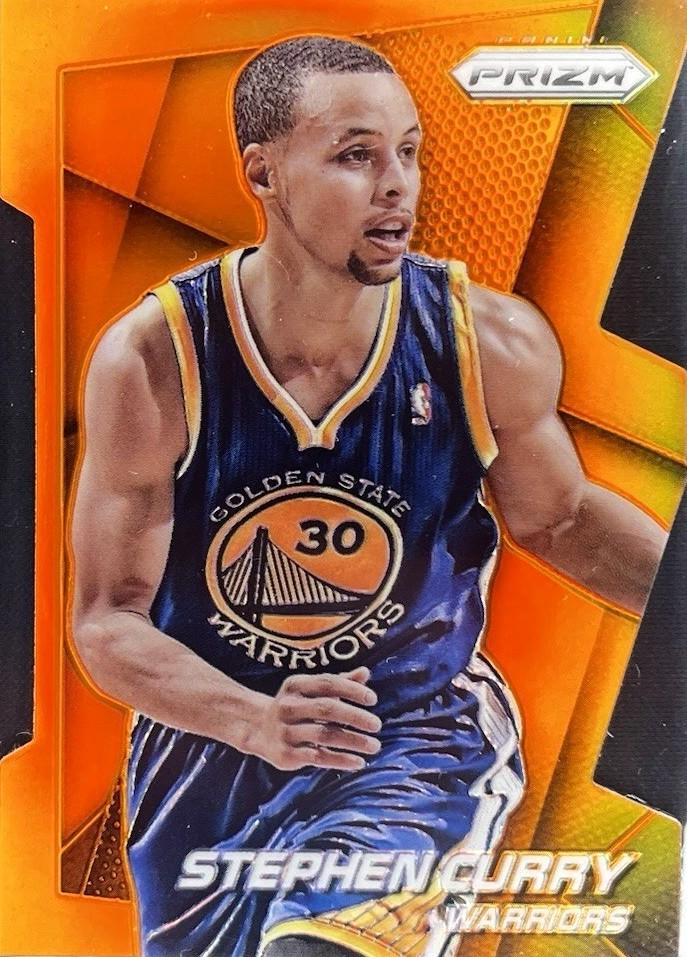 Stephen Curry [Orange Die Cut Prizm] #92