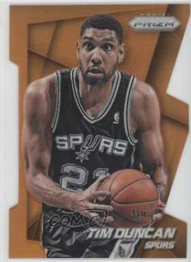 Tim Duncan [Orange Die Cut Prizm] #34