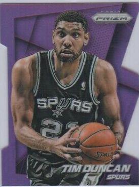 Tim Duncan [Purple Die Cut Prizm] #34