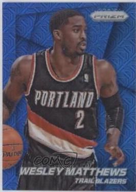 Wesley Matthews [Blue Mojo Prizm] #144