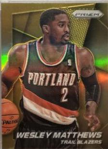 Wesley Matthews [Gold Prizm] #144