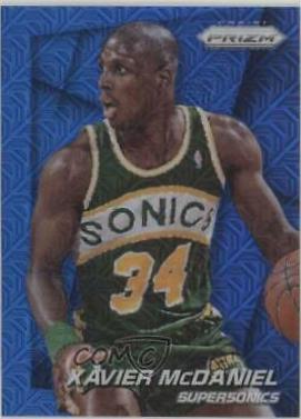 Xavier McDaniel [Blue Mojo Prizm] #231