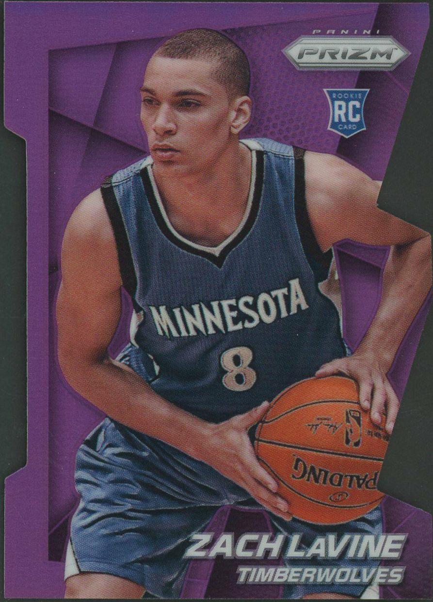 Zach LaVine [Purple Die Cut Prizm] #262