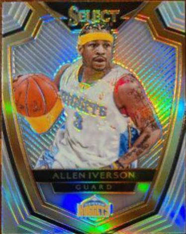 Allen Iverson Silver Prizm #165