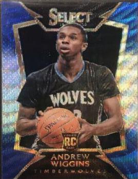 Andrew Wiggins [Blue, Silver Prizm] #100