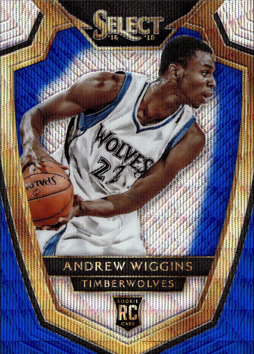 Andrew Wiggins [Blue, Silver Prizm] #120