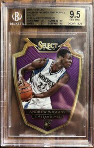 Andrew Wiggins [Purple Prizm Die Cut] #120